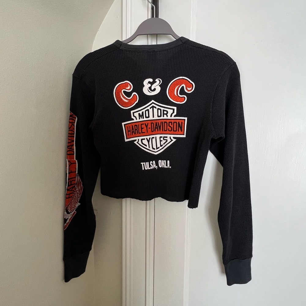 Vintage Harley-Davidson Waffle Shirt